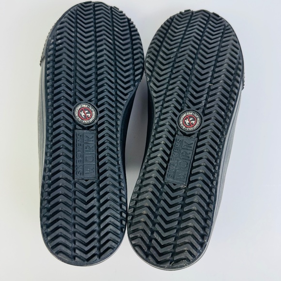 Skechers Gibson Harwood Lace Up Slip Resistant Black Work Shoes Women's Size 8 - Picture 6 of 9